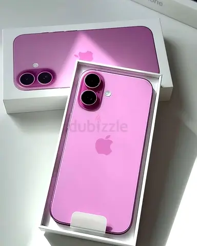 Pink iPhone 16 plus  (Dual Camera) in Box - Like New