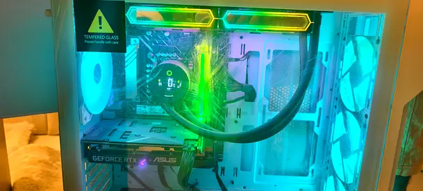 Full Gaming PC + ASUS GAMING TUF 27 1440p 165Hz Curved MONITOR + PRINTER DESKJET ULTRA 4927 + KEYBRD