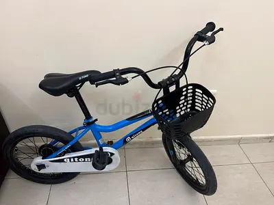 Childs 16-inch Blue Bike with Front Basket - Good Condition