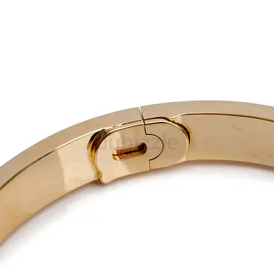 Authentic 2022 18k Yellow Gold Paved Diamond Love Bracelet, Classic Model, Size 18