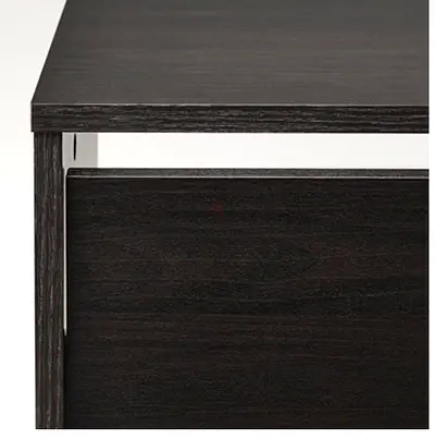 2 IKEA Shoe cabinet with 3 compartments, black-brown and IKEA close board Shoe Rack Brown Color