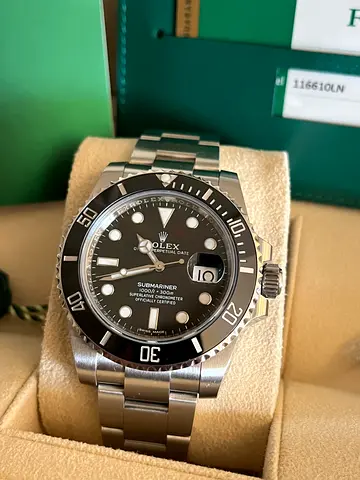Rolex 116610 LN , 40 mm , 2020, unpolished, full set.
