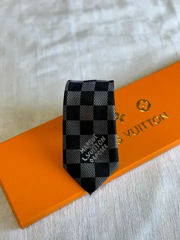 Louis Vuitton Damier Pattern Tie