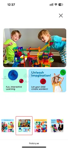 Marble Run Construction Playset - Interactive STEM Toy (Complete Set)