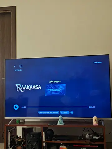 55 LED Smart TV in Good Working Condition (Wall Mounted)