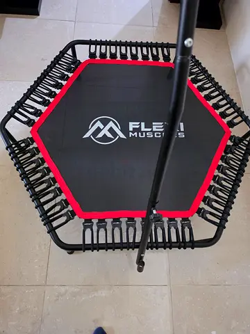 Foldable Mini Rebounder Trampoline with Handlebar - Good Condition