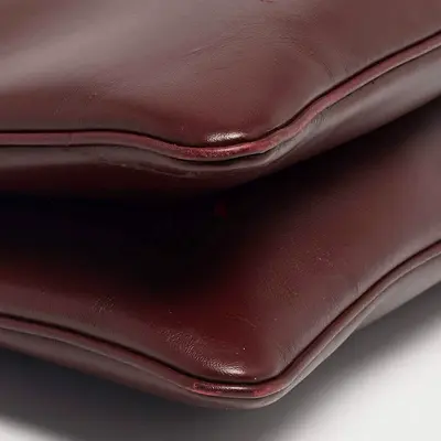 Authentic Gucci Arli Burgundy Leather Totes Bag