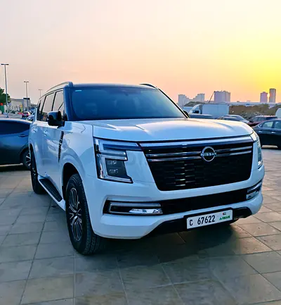 Ramadan Spacial Offer brand new Nissan Patrol starting From 550 AED.Full Tinted luxury SUV 2026.