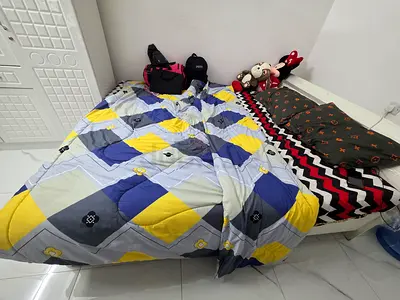 King size Bed frame and mattress only