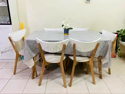 6 seater Dining Table Home Box