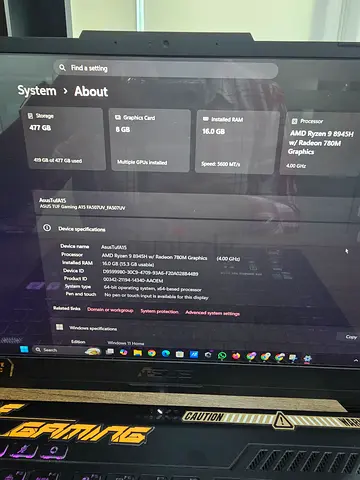 ASUS Gaming Desktop with Ryzen 9 and RTX 4060 — Ready to Use