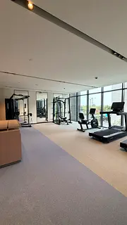 Luxurious two-bedroom apartment with a living room for annual rent in Sharjah, in the prestigious Ar