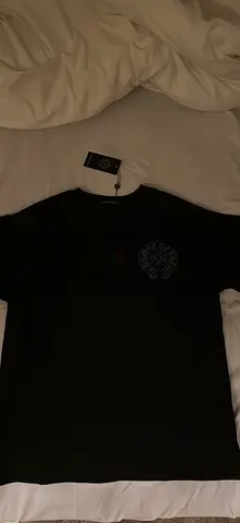 Black Chrome Heart short-sleeve logo T-shirt — new with tags