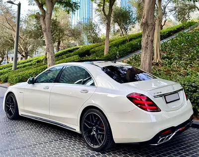 AWESOME WHITE MERCEDES S500 V8 // S63 KIT // ** TOP RANGE  ** GCC ** ELITE COLOR