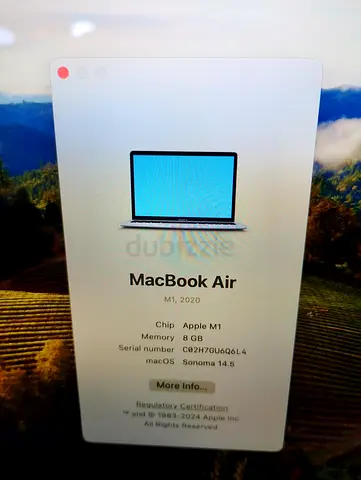 Apple MacBook Air 13 M1 (Space Gray) - Good Condition, 13(Top View)