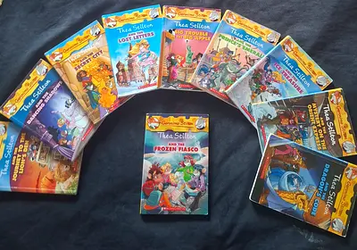 Thea Stilton/Geronimo Stilton childrens book collection (10 books) - English paperback