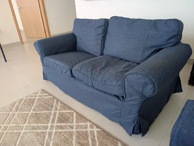 6 or 8 seaters sofa ikea dark blue