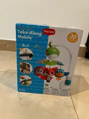 Tiny Love Take-Along Mobile (3-in-1) - Lightly used - in Box