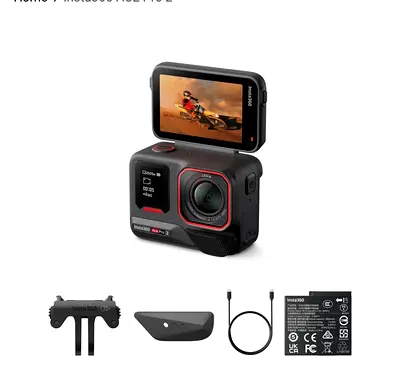 Insta360 ACE Pro 2 Action Camera with Flip Screen + Accessories