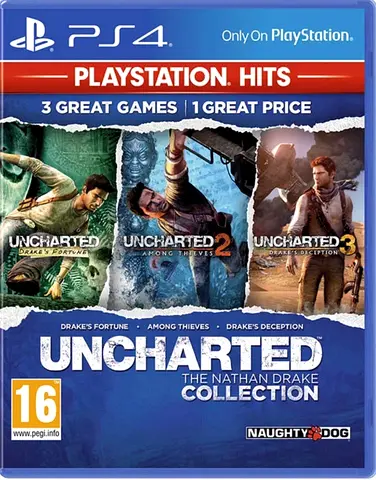Uncharted: The Nathan Drake Collection (PS4) - PlayStation Hits - Like New