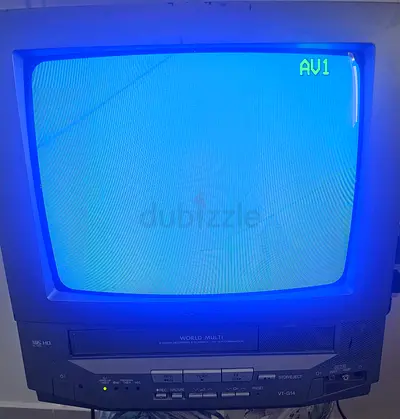 Sharp crt tv with vcr