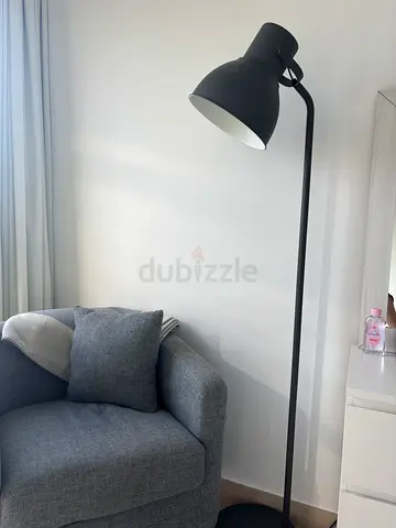 Black Matte Adjustable Floor Lamp - Minimalist Design