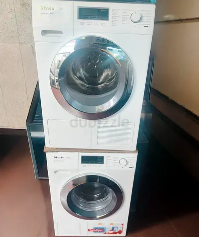 Miele Laundry Set – 8kg Washer  Dryer Separate Units Premium German Model