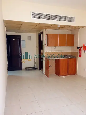 Al Butina studio for rent central AC sandy parking in front of building rent 16000 AED in 4 payments prime location near services suitable for individ