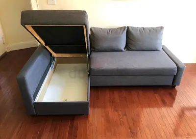 L shape sofa bed with storage Model FRITHEN