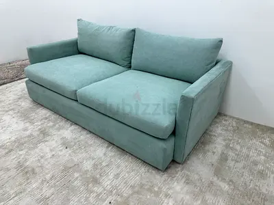 Looks great condition cratebarrel two seater sofa