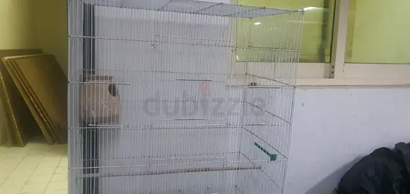 Large metal bird cage, lightly used