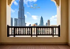 Elegant 2BR Residence | Burj Khalifa &amp; Fountain Views | Prime Location with Spacious Balcony