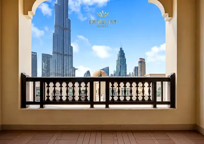 Elegant 2BR Residence | Burj Khalifa & Fountain Views | Prime Location with Spacious Balcony