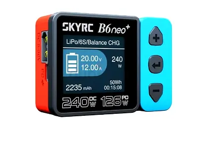 SkyRC B6 neo+ Smart Charger 240W 10A 6S LiPo/LiFe/LiIon/LiHV