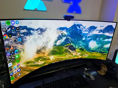 LG Ultra Gear OLED GX9 5K2K Curved, Dual mode- 165-330Hz Monitor