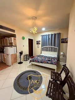 Spacious studio Available With Seprate Kitchen &amp; Central AC Just in 18999 AED