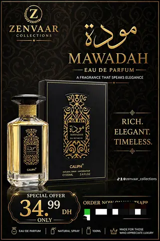Mawadah Eau de Parfum by ZenVaar - 100ml (Sealed) - Caliph Scent