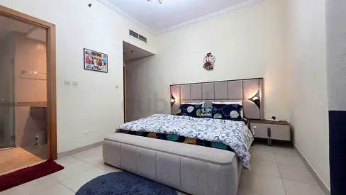 Master Bedroom with attached bathroom and balcony available in Al Barsha-1