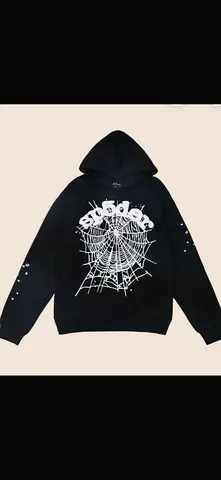 Black Spider Web Graphic Hoodie - Unisex Casual Sweatshirt