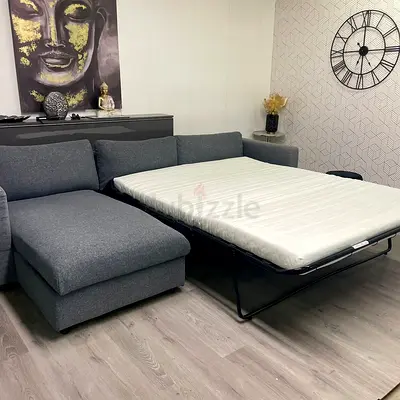 L-Shaped ikea vimle L shape sofa bed with mattress