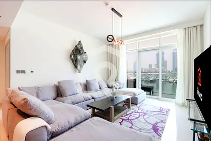 Beachfront 1BR with Marina & City Views