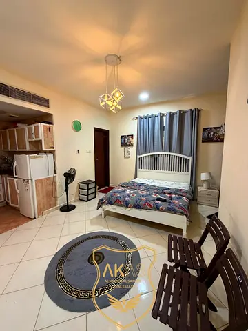 Spacious studio Available With Seprate Kitchen & Central AC Just in 18999 AED