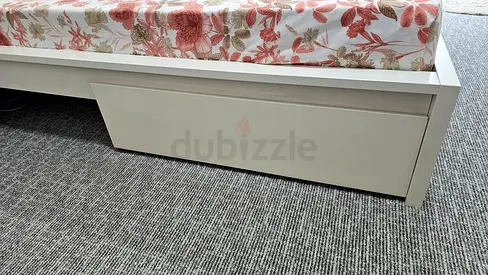 Ikea king size bed with mattress available in perfect condition