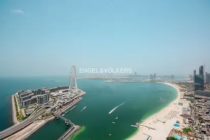 High Floor with Panoramic Sea and Ain Dubai Views