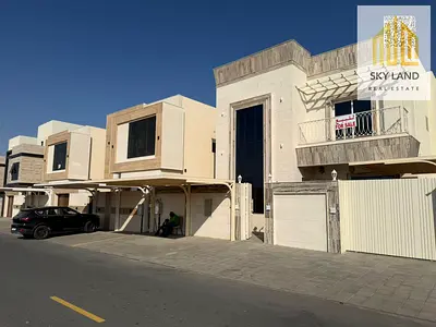 Luxury villa for sale in Al Zahia, 5 rooms, distinctive design, including water, electricity and air conditioning
