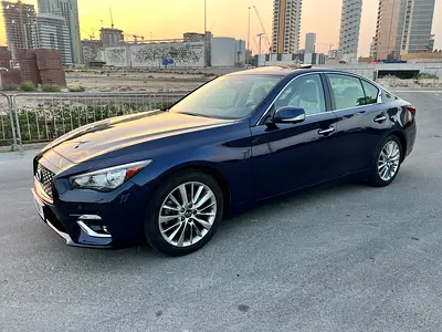 Infiniti Q50 Luxe 2021 GCC Specs - Excellent Condition