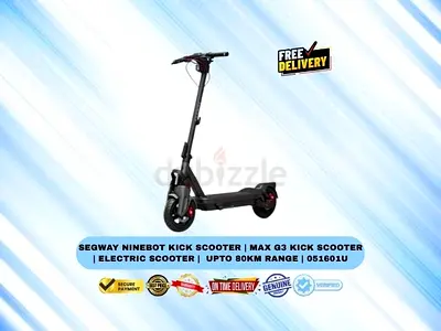 Segway Ninebot Kick Scooter | Max G3 Kick Scooter | Electric Scooter |  Upto 80KM Range | 051601U