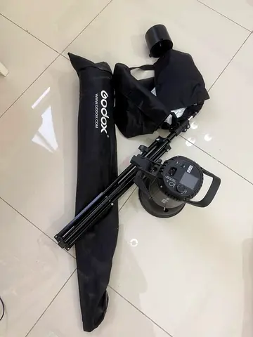 Godox Studio Strobe Light with Stand and Softbox - Complete Kit