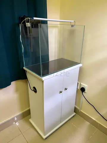 50CM Aquarium + Cabinet, LED  Filter