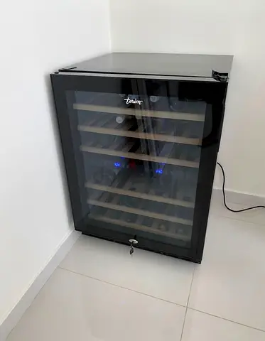 Teriam 45 bottles duel tampracher wine cooler latest version